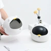 "Internet celebrity space desktop trash can, creative covered storage box for miscellaneous items, student office storage bucket wholesale. Application Scenario